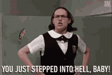 You Just Step In To Hell Baby Angry GIF - You Just Step In To Hell Baby Angry Cursing GIFs