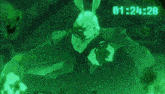 a green background with a clock that says 01:24:29