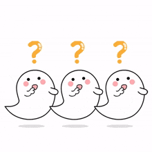 cute ghost curious question why