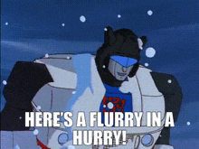 Transformers Jazz GIF - Transformers Jazz Heres A Flurry In A Hurry GIFs