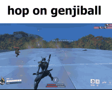 Genjiball Hop On Genjiball GIF - Genjiball Hop On Genjiball Overwatch GIFs