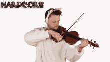 hardcore rob landes playing violin violin musician