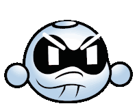 a cartoon of a monkey with an angry look on its face