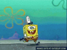 Sponge Bob Goals GIF
