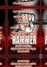 a poster that says good luck apek angsik cikney kami hammer kasi ketuk hancur lebur thanks supporter sudi supportfam hammer