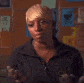 Nene Leakes Talking About Playing Roz Hair Wet GIF - Nene Leakes Talking About Playing Roz Hair Wet Glee Nene Behind The Scenes GIFs
