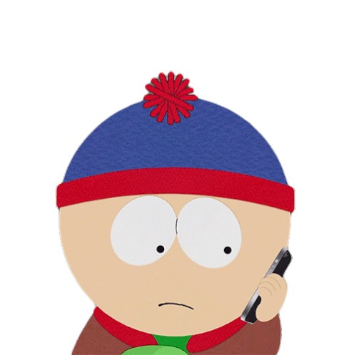 I Dont Care Stan Marsh Sticker - I Dont Care Stan Marsh South Park Stickers