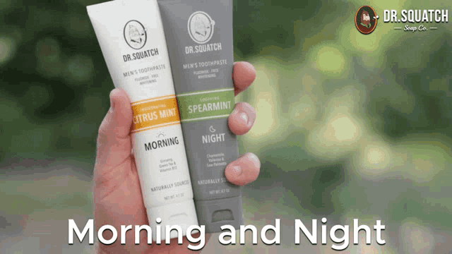 Dr. Squatch Citrus Mint Morning Toothpaste