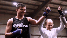 Thumbs Up Boss Boxing GIF - Thumbs Up Boss Boxing Stretch GIFs