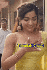 Rashmika Tamil Chat GIF - Rashmika Tamil Chat Thirudan Chat GIFs