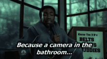 Donald Glover Childish Gambino GIF - Donald Glover Childish Gambino Because A Camera In The Bathroom GIFs