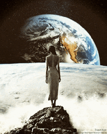 Earth Woman GIF - Earth Woman Clouds GIFs