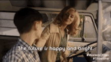 Lies We Tell Ourselves GIF - The Future Is Happy And Bright Masters Of Sex Future GIFs