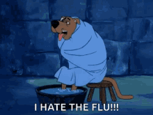 Sick Scooby Doo GIF - Sick Scooby Doo I Hate The Flu GIFs