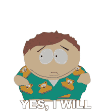yes i will eric cartman south park s6e5 fun with veal