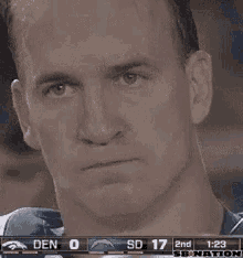 Glare Peyton Manning GIF - Glare Peyton Manning Staring GIFs
