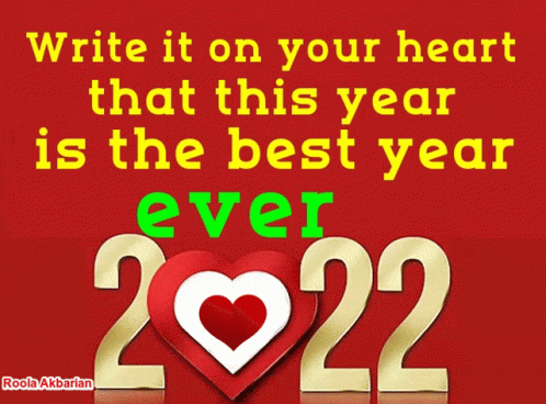Animated Greeting Card I 2022best Year Ever GIF – Animated Greeting