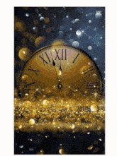a clock with roman numerals on it shows the time as 11:59