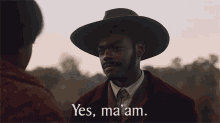 Yes Maam Royal GIF - Yes Maam Royal The Underground Railroad GIFs