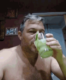 Drink Man GIF - Drink Man Cucumber GIFs