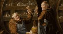 Monks Drunk GIF - Monks Drunk Drinking GIFs