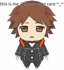 This Is Me If You Even Care Persona 4 GIF - This Is Me If You Even Care Persona 4 Yosuke Hanamura GIFs