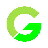 a green letter g in a green circle