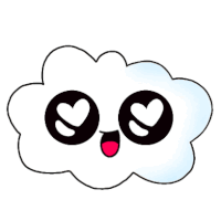 Cloud Emoji Sticker