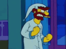 Simpsons Willie Treehouse Of Horror GIF - Simpsons Willie Treehouse Of Horror Axe GIFs