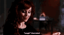 Rowena Cough GIF - Rowena Cough Overrated GIFs