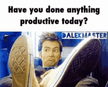 Doctor Who Productive GIF - Doctor Who Productive Nothing GIFs