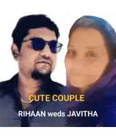 a picture of a man and a woman with the caption cute couple