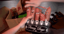Sausages Hot Dogs GIF - Sausages Hot Dogs Open GIFs