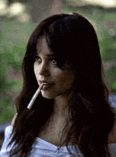 Jenna Ortega Jenna Ortega Smoking GIF