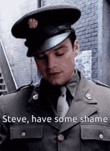 Bucky Barnes Steve Rogers GIF - Bucky Barnes Steve Rogers Have Some Shame GIFs