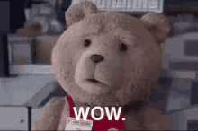 Wow Ted GIF - Wow Ted Bear GIFs