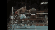 Muhammed Ali Punch Dance GIF - Boxing Ring Dodging GIFs