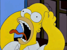Homer Screams GIF - Homer Screams Run GIFs