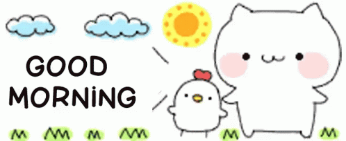 Good Morning Cartoon GIF - Good Morning Cartoon Animals - Discover & Share  GIFs