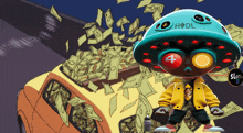 a cartoon character wearing a hat that says hodl
