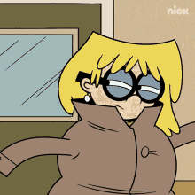 wearing a disguise lisa loud the loud house trench coat disguise hiding
