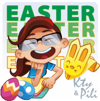 Easter Happyeaster Sticker