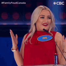 Hihi Family Feud Canada GIF - Hihi Family Feud Canada Giggle GIFs