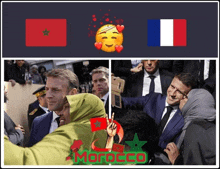 a collage of photos with the word morocco on the bottom right