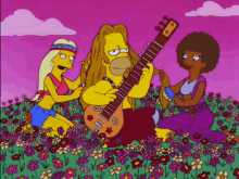 Hippie Homer Hair GIF - Hippie Homer Hair GIFs