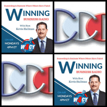 four winning business radio posters with kevin halliman