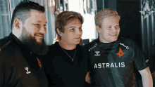 taking a photo with a fan magisk zonic astralis smiling
