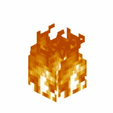 minecraft fire pixel burn flame