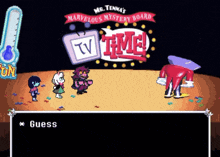 a video game called mr. tennat marvelous mystery board