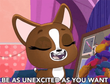 Unexcited Be Unexcited GIF - Unexcited Be Unexcited Roxie Mcterrier GIFs